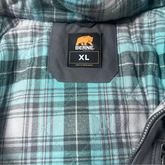 Berne Women’s Heavy Duty Coat Dark Grey Size Extra Large - Picture 3 of 9